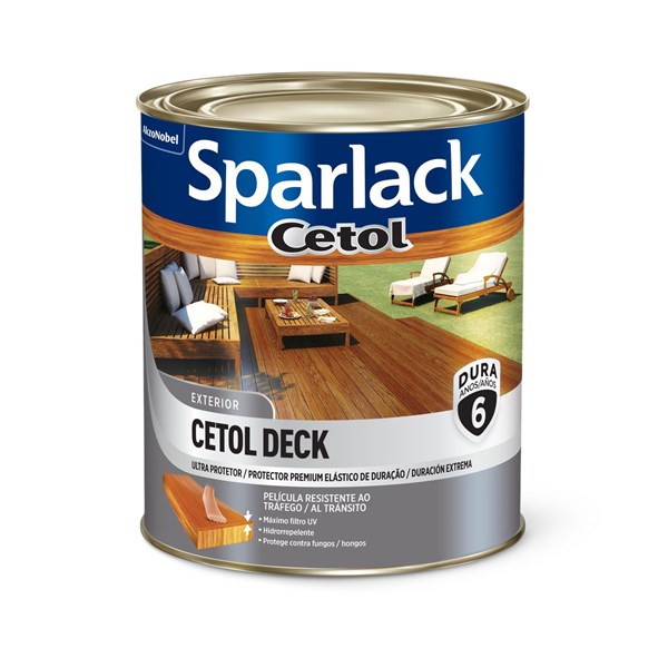 Verniz Cetol Deck SPARLACK Semi Brilho 900ml