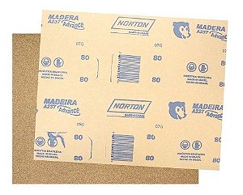 Lixa Madeira grao 80 CARBURUNDUM