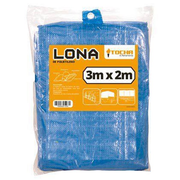 Lona Polietileno Azul 3 X 2m TOCHA