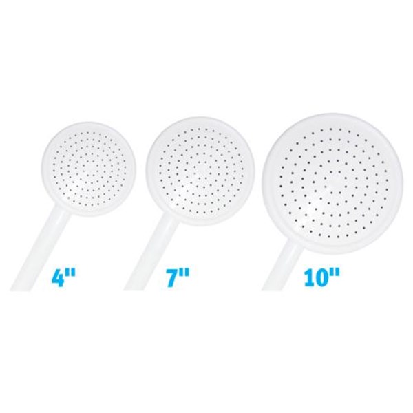 Chuveiro ABS 7" Branco VALEPLAST