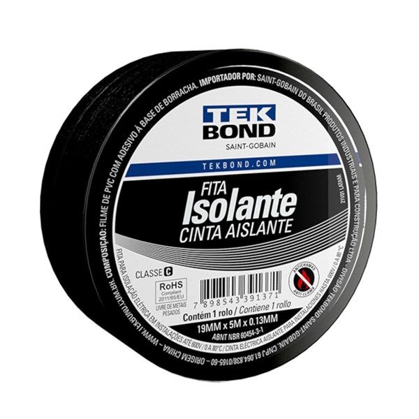 Fita Isolante 19mm X 5m TEKBOND