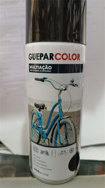 COLORGIN Spray Preto Brilho 350ML ONU 1950
