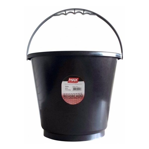 Balde Pvc 10L DUAL Preto
