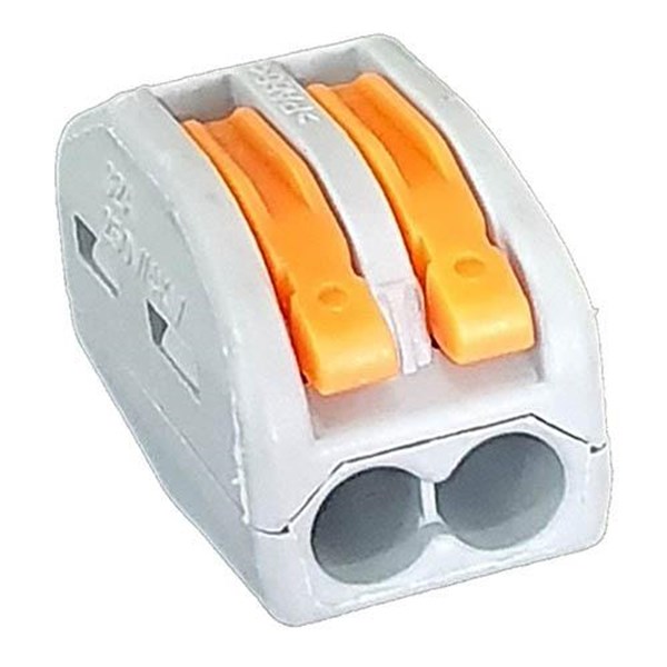 Conector emenda pressao Bipolar 4mm c/ 2un