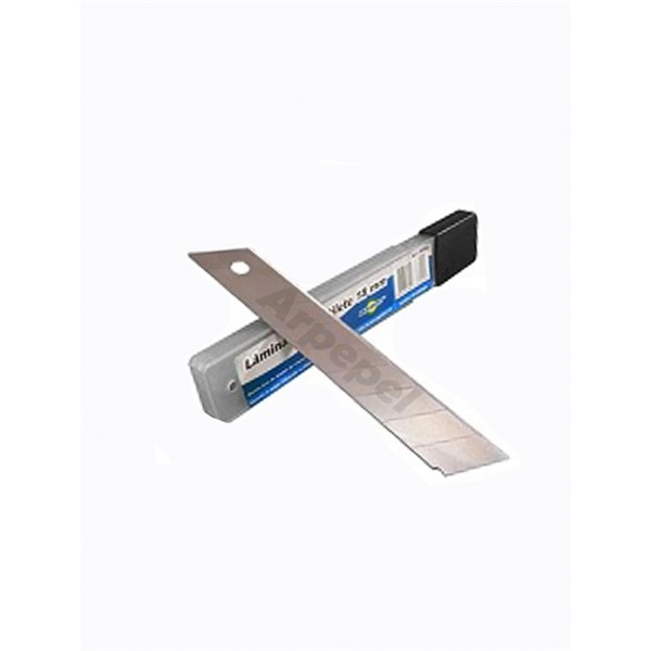 Lamina p/ estilete18mm c/10 BRASFORT