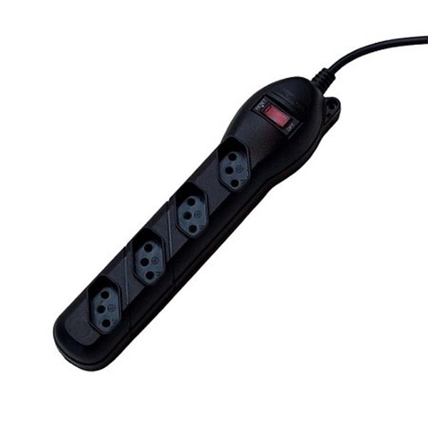 Filtro de Linha 6 Tom ABNT Preto QUALITRONIX