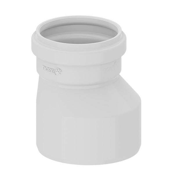 Reduçao Excentrica 100mm x 75mm Esgoto Tigre