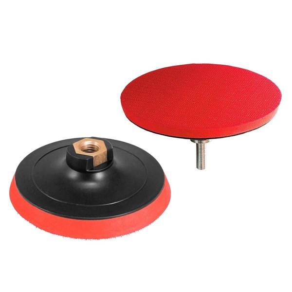 Disco Borracha 4.1/2 p/Lixa Velcro GUEPAR