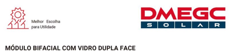 MODULO FOTOVOLTAICO 595W BIFACIAL DMEGC
