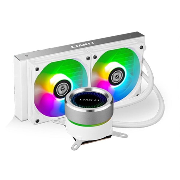 WATER COOLER LIAN LI, GALAHAD, RGB 240MM, INTEL-AMD, WHITE