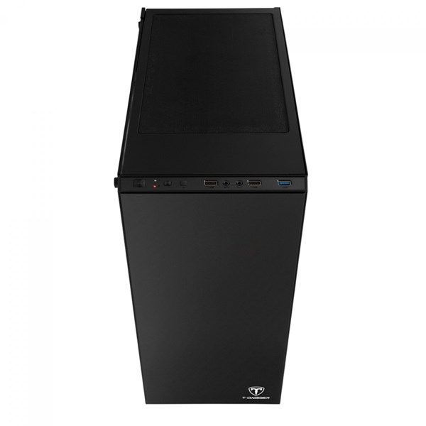 GABINETE GAMER T-DAGGER CUBE PRETO ATX E MICRO ATX LATERAL DE VIDRO TEMPERADO