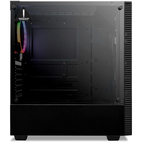GABINETE GAMER T-DAGGER CUBE PRETO ATX E MICRO ATX LATERAL DE VIDRO TEMPERADO