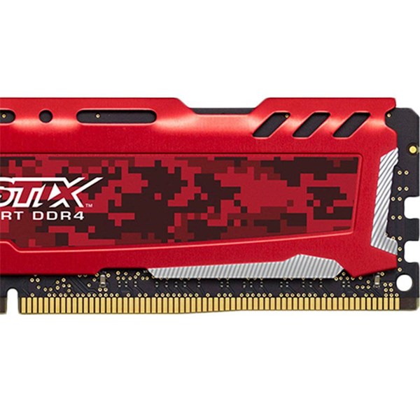 MEMÓRIA RAM CRUCIAL BALLISTIX SPORT LT 16GB,1X16,DDR4,2400MHZ - RED