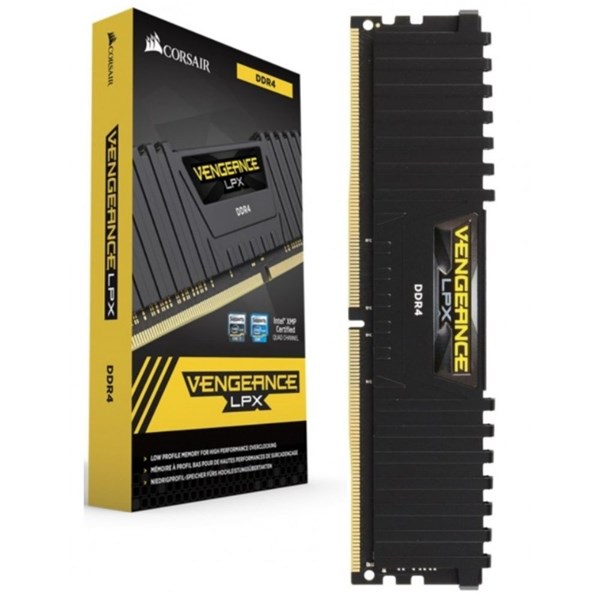 MEMÓRIA RAM DDR4 CORSAIR VENGEANCE LPX 8GB (1X8) 3000MHZ C16 1.35V BLACK