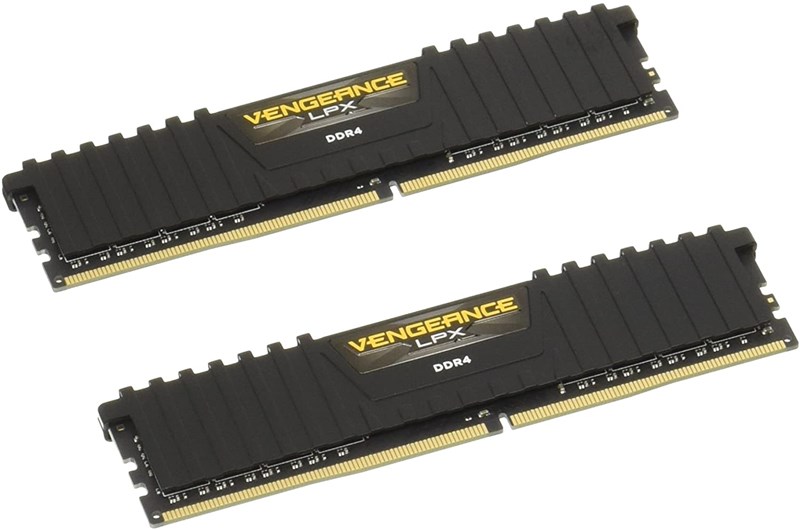 MEMÓRIA RAM DDR4 CORSAIR VENGEANCE LPX 8GB (1X8) 3000MHZ C16 1.35V BLACK