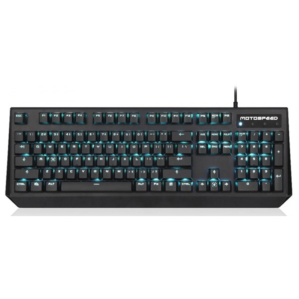 TECLADO MECANICO MOTOSPEED - PRETO CK95 SWITCH AZUL LED AZUL