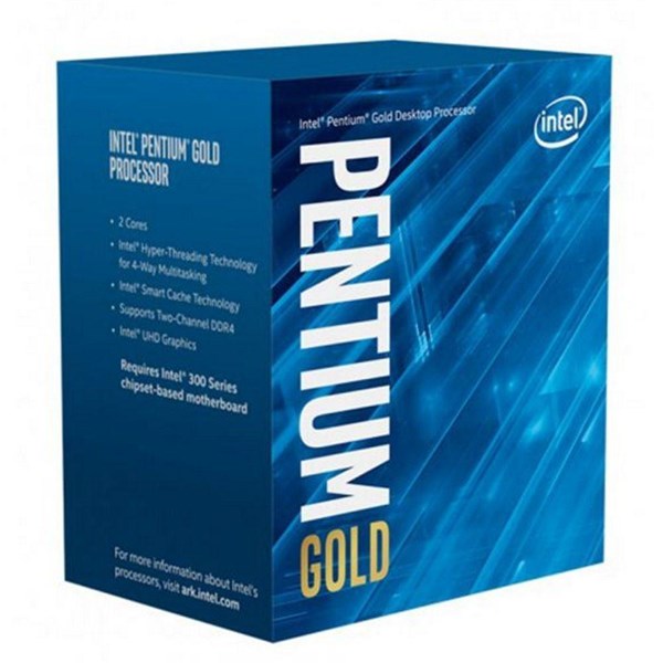 PROCESSADOR INTEL PENTIUM GOLD G6400, 2-CORE, 4-THREADS, 4GHZ, CACHE 4MB, LGA1200, BX80701G6400