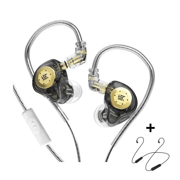 FONE DE OUVIDO KZ EDX PRO COM FIO COM CANCELAMENTO DE RUIDO KZ EDX PRO