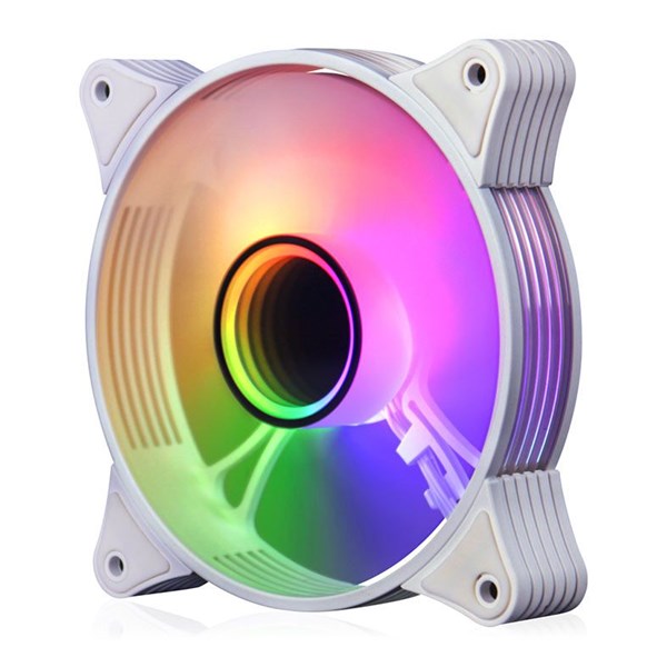 COOLER FAN AIGO DARKFLASH AR12 PRO, ARGB, 120MM, BRANCO
