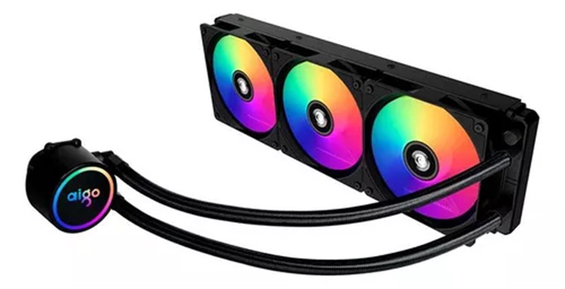 WATER COOLER AIGO AC SE 360, RAINBOW, 360MM, PRETO, ACSE360-BK