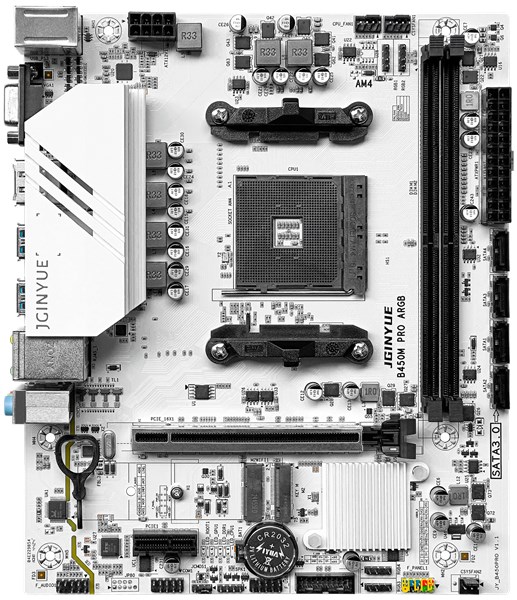 PLACA MÃE JGINYUE B450M PRO ARGB