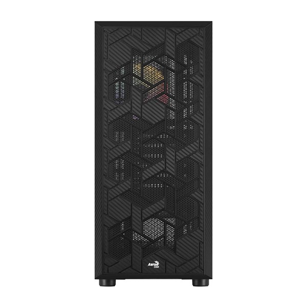 GABINETE GAMER AEROCOOL HIVE PRETO RGB LATERAL VIDRO