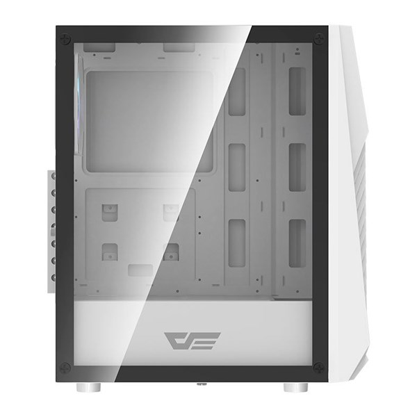 GABINETE GAMER AIGO DARKFLASH DK150, MID-TOWER, LATERAL DE VIDRO, COM 3 FANS, BRANCO, DK150-WH