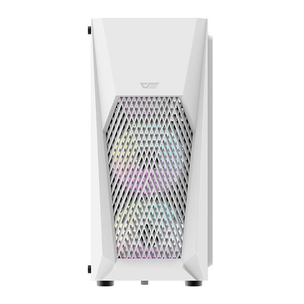 GABINETE GAMER AIGO DARKFLASH DK150, MID-TOWER, LATERAL DE VIDRO, COM 3 FANS, BRANCO, DK150-WH