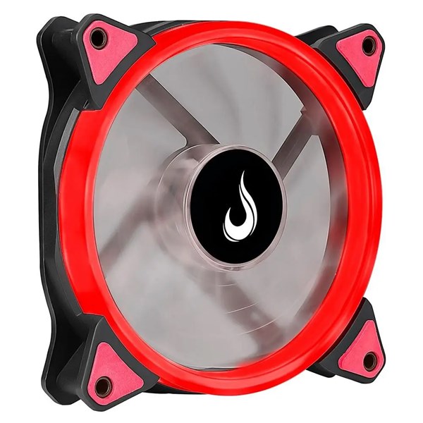COOLER FAN INDIVIDUAL RISE 120MM VERMELHO - RM-FN-01-BR