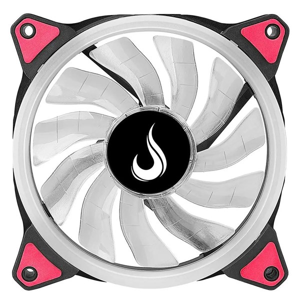 COOLER FAN INDIVIDUAL RISE 120MM VERMELHO - RM-FN-01-BR