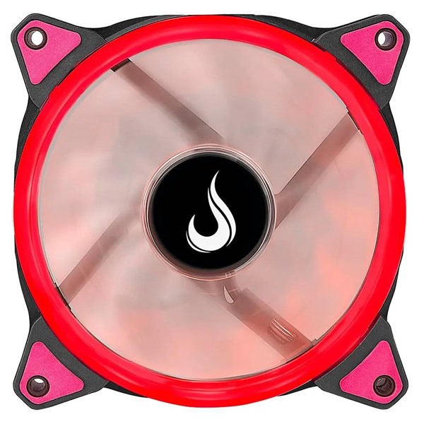 COOLER FAN INDIVIDUAL RISE 120MM VERMELHO - RM-FN-01-BR