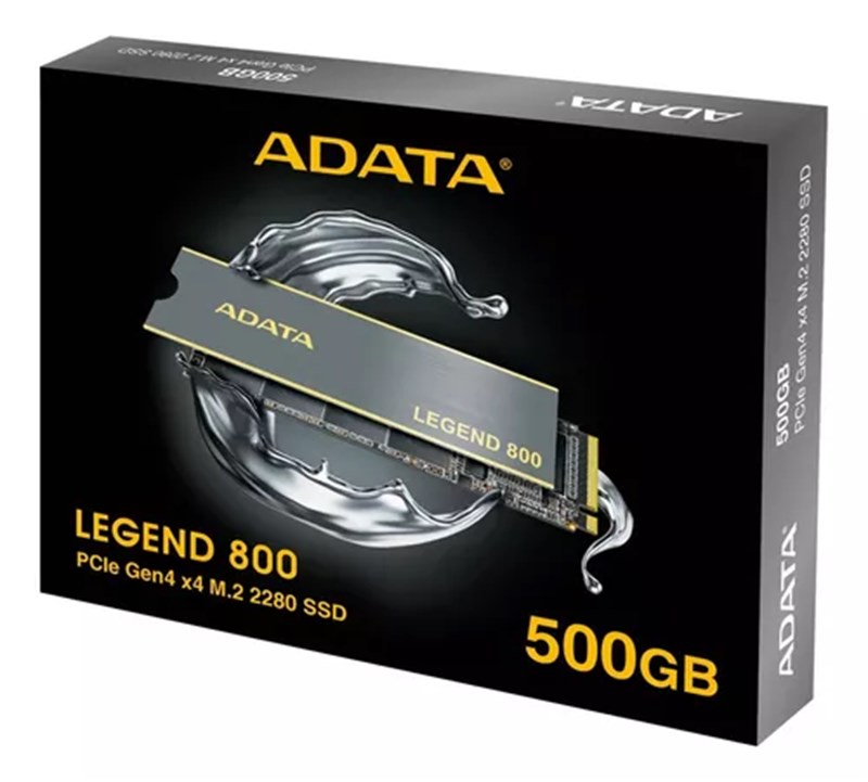 NVME M.2 - 500 GB ADATA LEGEND 800,M.2 2280  LEITURA 3500MBS, GRAVAÇÃO 2800MBS