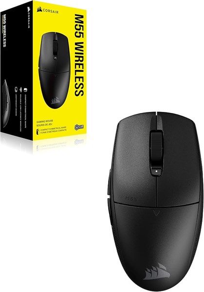 MOUSE GAMER SEM FIO CORSAIR M55, 24000 DPI, PRETO - CH-931F000-WW