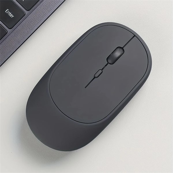 MOUSE SEM FIO RECARREGÁVEL MS310 OFFICE, COMPATÍVEL COM BLUETOOTH, 2.4G, USB, MUTE PAD, TABLET
