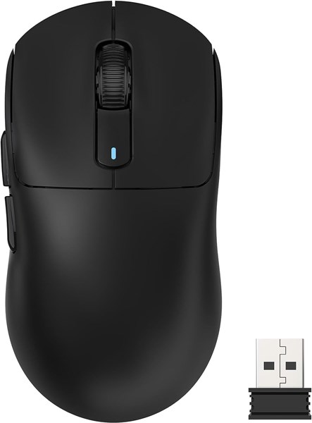 MOUSE SEM FIO ATTACK SHARK X3 PAW 3395 ULTRA LEVE 4G SEM FIO P COR PRETO