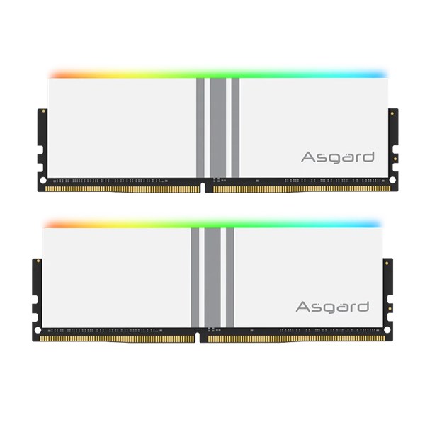 MEMÓRIA RAM DDR4 ASGARD VALKYRIE RGB 16GB (2X8GB) DDR4 3200MHZ CL16 1.35V - BRANCO