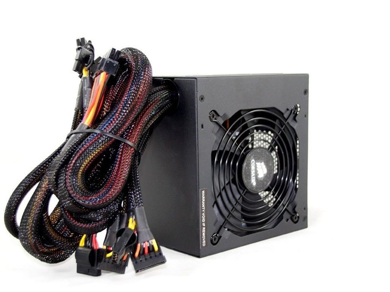FONTE CORSAIR 600W CX600 V2, CERTIFICADO 80 PLUS, PFC ATIVO