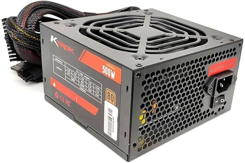FONTE KTROK, 500W, 80 PLUS BRONZE, PFC ATIVO,115V/230V-KT-PS500W