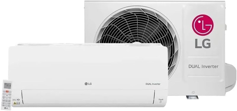 AR-CONDICIONADO SPLIT INVERTER DUAL VOICE +IA R32 WI-FI 18.000 BTUS LG FRIO