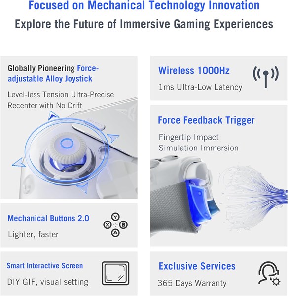 CONTROLE SEM FIO FLYDIGI APEX 4 ELITE ( PC, ANDROID, IOS, SWITCH)