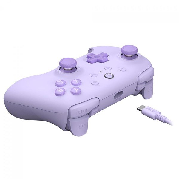 CONTROLE GAMER 8BITDO ULTIMATE 2C, COM FIO, HALL EFFECT, ROXO