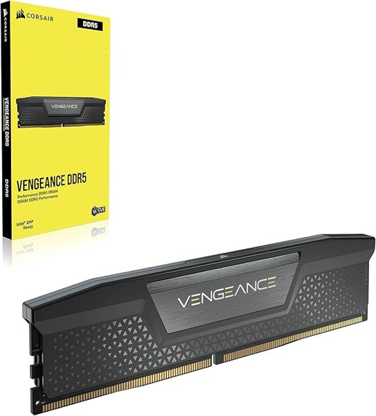 MEMÓRIA RAM DDR5 CORSAIR VENGEANCE 32GB (2X16) 5600MHZ C36 - PRETO