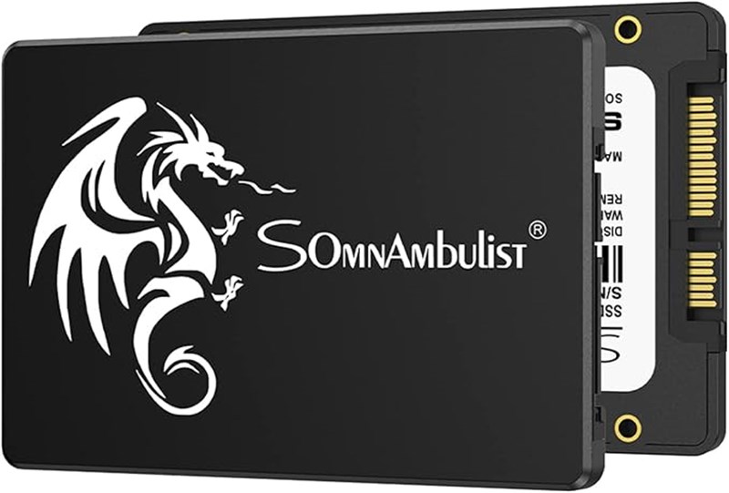 SSD SATA III 512GB HD SOMNAMBULIST 6GB/S  LEITURA E GRAVAÇÃO DE ATÉ 550 MB/S E 450 MB/S
