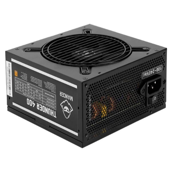 FONTE MANCER THUNDER 400W BRONZE 80 PLUS, MCR-THR400-BL01