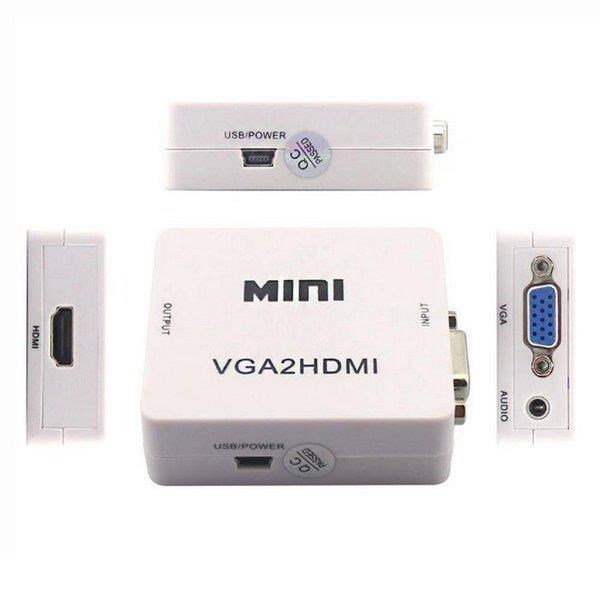 CONVERSOR DE VGA PARA HDMI COM AUDIO VGA2HDMI