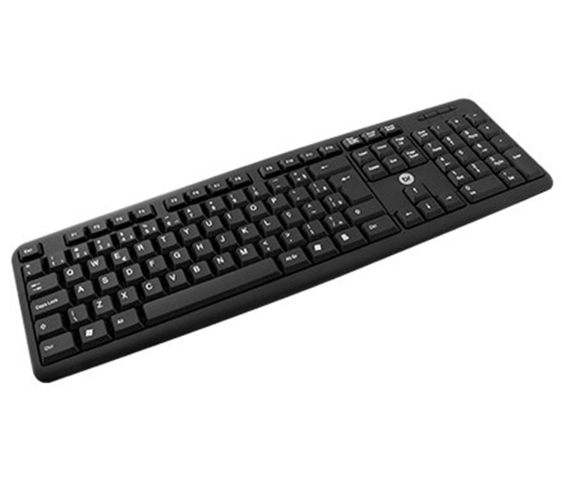 TECLADO BRIGHT BASIC PRETO USB