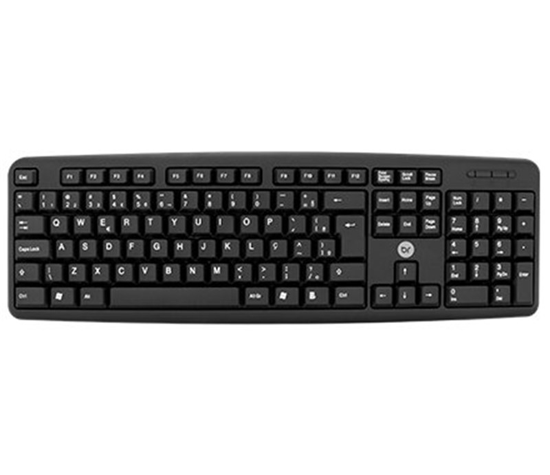 TECLADO BRIGHT BASIC PRETO USB