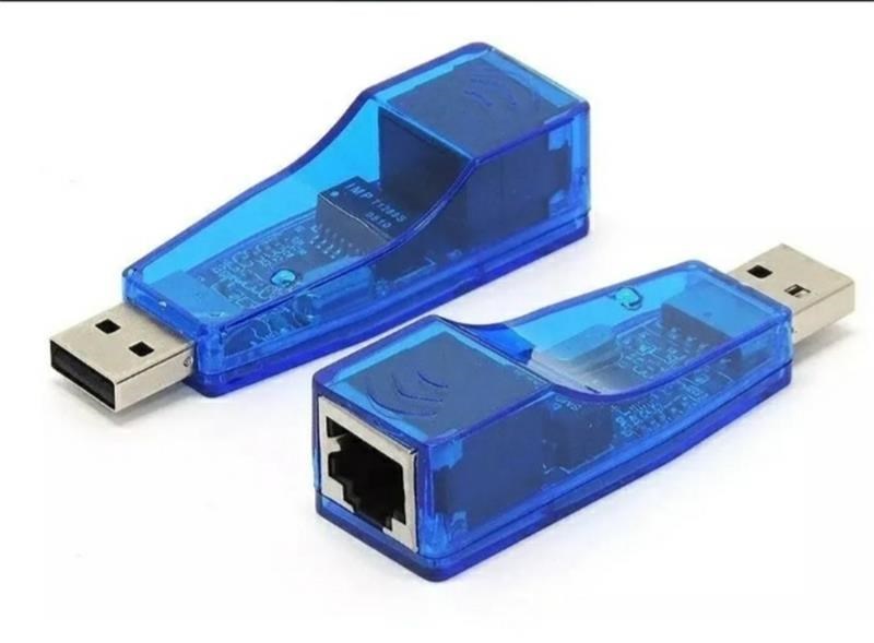 PLACA DE REDE USB 2.0 RJ45 LAN ETHER 10/100 AU-55
