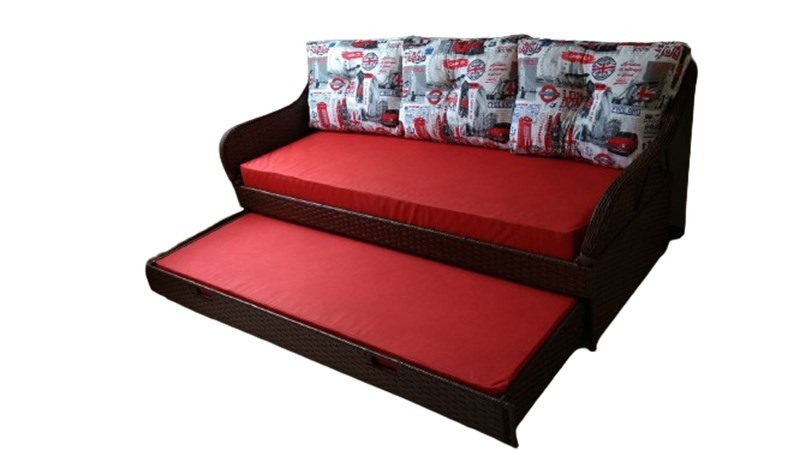 SOFÁ CAMA L 130cm x A 88cm x P 80cm DUPLO