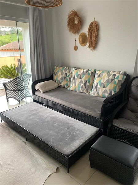 SOFÁ CAMA L 130cm x A 88cm x P 80cm DUPLO